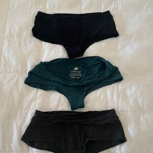 Woolly merino Women's Panties Set of 3. Small